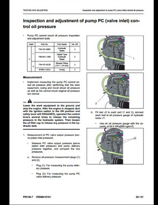 KOMATSU PW140-7 Wheeled Excavators manual pdf