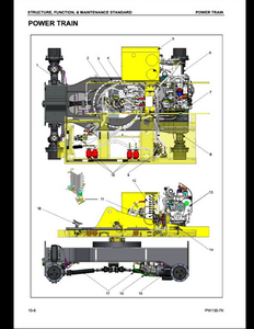 KOMATSU PW130-7K Wheeled Excavators manual pdf