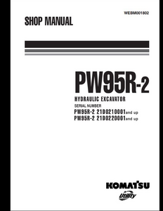 KOMATSU PW95R-2 Hydraulic Excavator manual