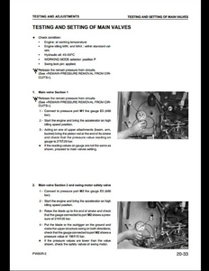 KOMATSU PW95R-2 Hydraulic Excavator manual pdf