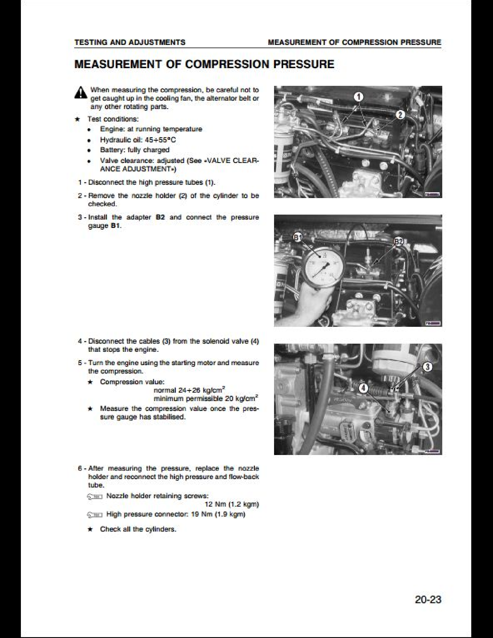 KOMATSU PW95-1 Hydraulic Excavator manual