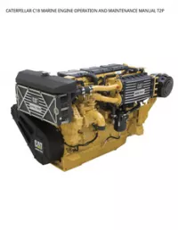 CATERPILLAR C18 MARINE ENGINE OPERATION AND MAINTENANCE MANUAL T2P preview