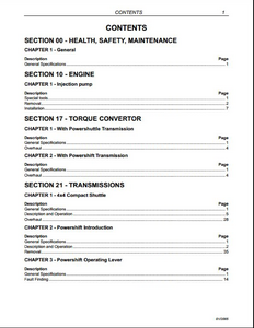 Case/Case IH 590SR Backhoe Loaders manual
