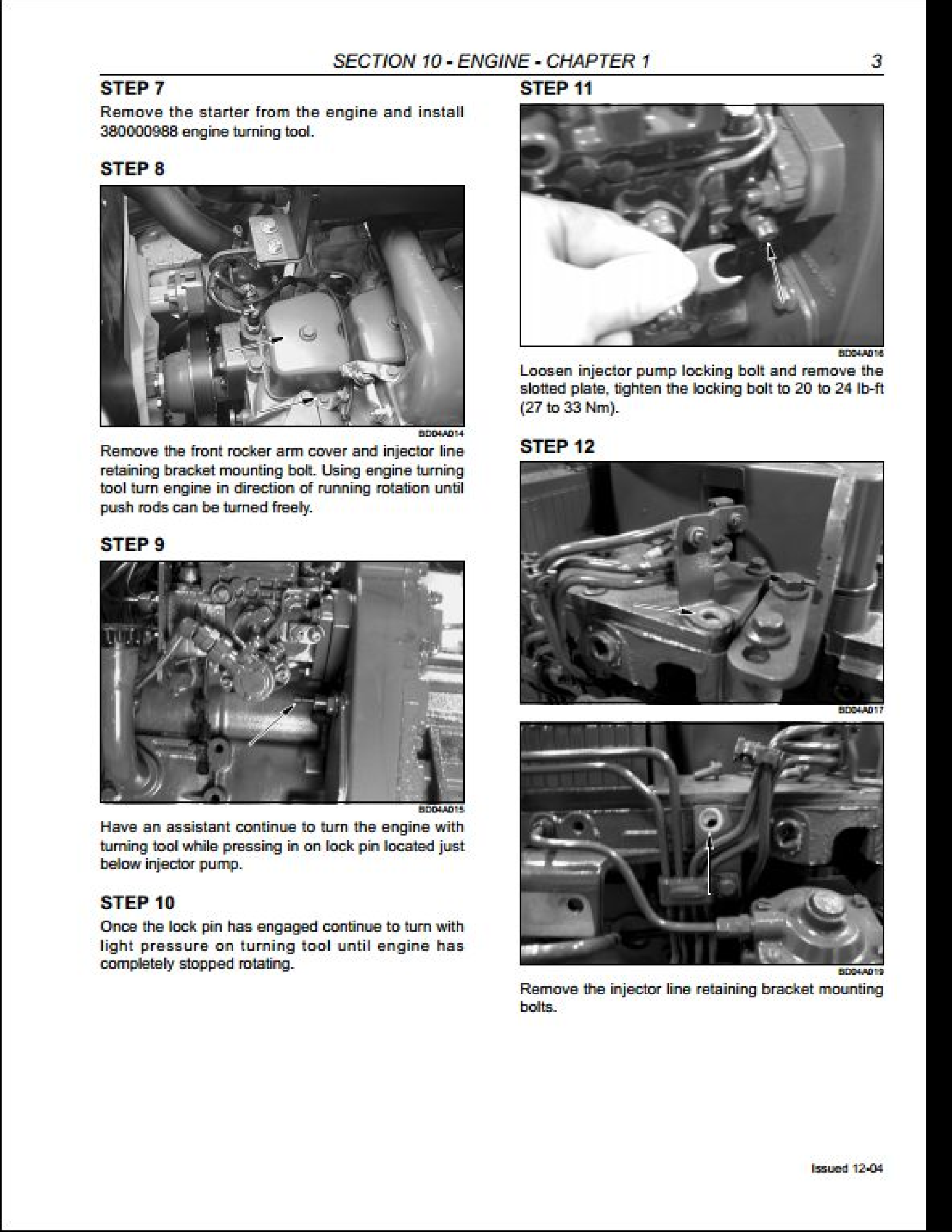 Case/Case IH 695SR Backhoe Loaders manual