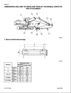 Case/Case IH CX130 Crawler Excavators service manual
