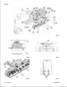 Case/Case IH CX130 Crawler Excavators manual pdf