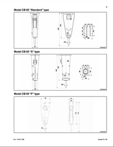 Case/Case IH CB Serie Hydraulic hammers Rockbreakers manual pdf