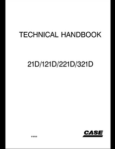Case/Case IH 21D Small Wheel Loaders manual