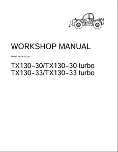 Case/Case IH TX130-30 turbo Telehanlers Excavator manual