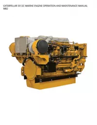 CATERPILLAR 3512C MARINE ENGINE OPERATION AND MAINTENANCE MANUAL MB2 preview
