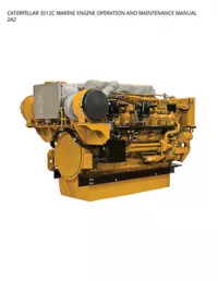 CATERPILLAR 3512C MARINE ENGINE OPERATION AND MAINTENANCE MANUAL 2A2 preview