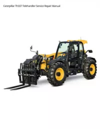 Caterpillar Th337 Telehandler Service Repair Manual preview