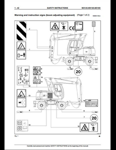 Case/Case IH WX185 Wheeled Excavators manual