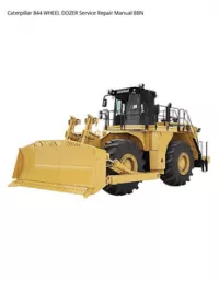 Caterpillar 844 WHEEL DOZER Service Repair Manual BBN preview