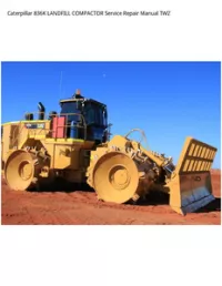 Caterpillar 836K LANDFILL COMPACTOR Service Repair Manual TWZ preview