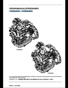 Case/Case IH F4GE0454C Engine manual