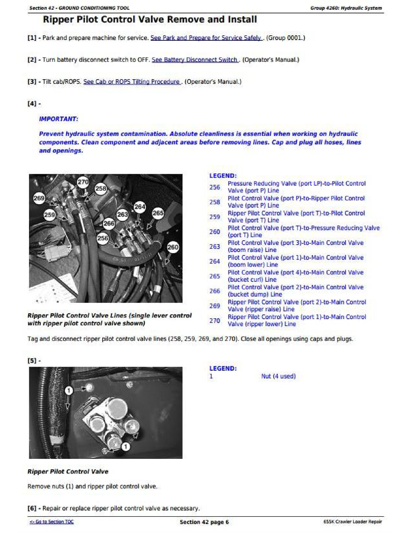 John Deere 655K manual pdf