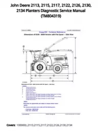 John Deere 2113  2115  2117  2122  2126  2130  2134 Planters Diagnostic Service Manual - TM804319 preview