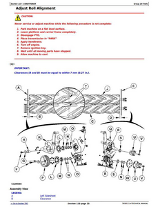 John Deere R450 service manual