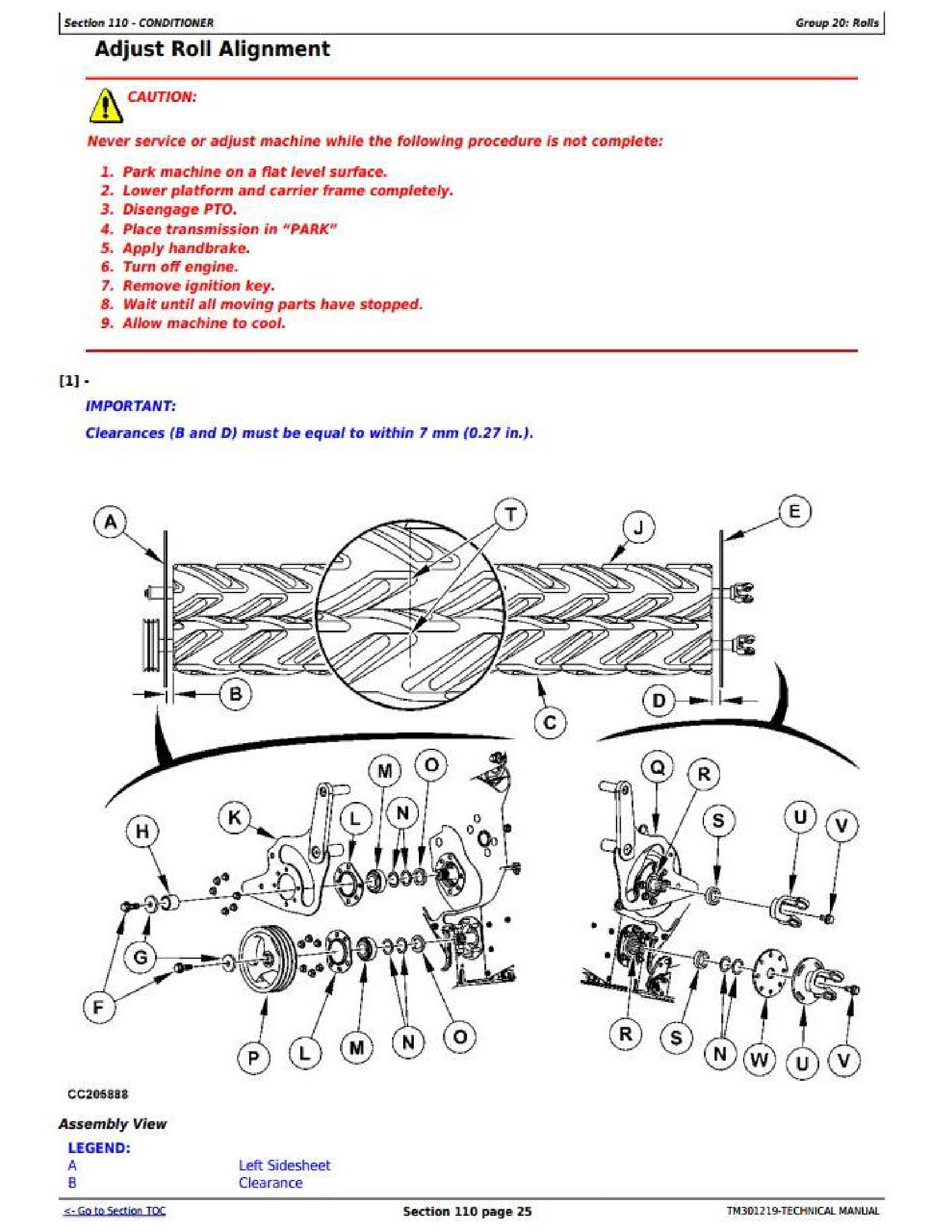 John Deere T0315SJ178876- manual pdf