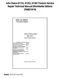 John Deere 6110J  6125J  6130J Tractors Service Repair Technical Manual (Worldwide Edition) - TM801919 preview