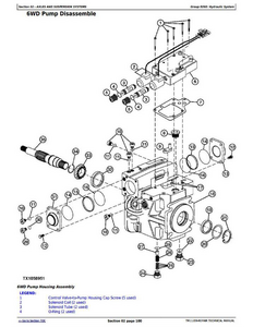 john deere 710 mower conditioner parts diagram