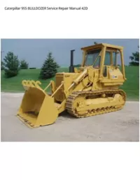 Caterpillar 955 BULLDOZER Service Repair Manual 42D preview