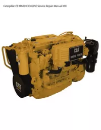 Caterpillar C9 MARINE ENGINE Service Repair Manual X9X preview