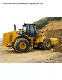 Caterpillar 966H WHEEL LOADER Service Repair Manual FMW preview