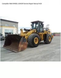 Caterpillar 966K WHEEL LOADER Service Repair Manual NGX preview