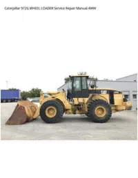 Caterpillar 972G WHEEL LOADER Service Repair Manual 4WW preview