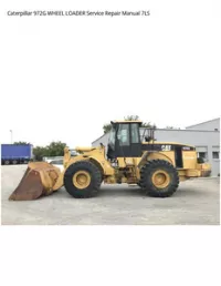 Caterpillar 972G WHEEL LOADER Service Repair Manual 7LS preview