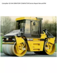 Caterpillar CB-544 VIBRATORY COMPACTOR Service Repair Manual 8FM preview