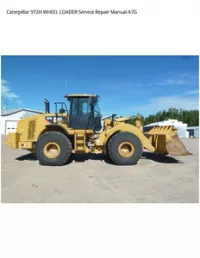 Caterpillar 972H WHEEL LOADER Service Repair Manual A7G preview