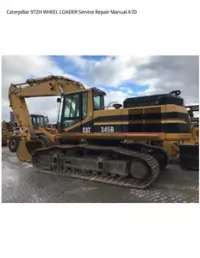 Caterpillar 972H WHEEL LOADER Service Repair Manual A7D preview