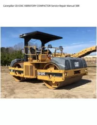 Caterpillar CB-634C VIBRATORY COMPACTOR Service Repair Manual 3BR preview