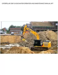 CATERPILLAR 336F LN EXCAVATOR OPERATION AND MAINTENANCE MANUAL KFT preview