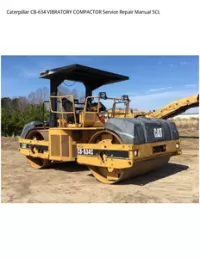 Caterpillar CB-634 VIBRATORY COMPACTOR Service Repair Manual 5CL preview