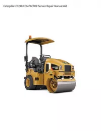 Caterpillar CC24B COMPACTOR Service Repair Manual 468 preview