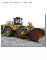 Caterpillar 844H WHEEL DOZER Service Repair Manual BTW preview