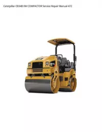 Caterpillar CB34B XW COMPACTOR Service Repair Manual 472 preview