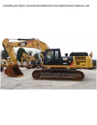 CATERPILLAR 336D2 L EXCAVATOR OPERATION AND MAINTENANCE MANUAL FAR preview