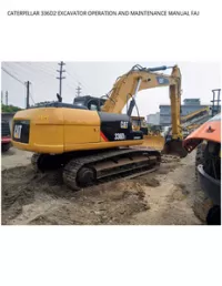 CATERPILLAR 336D2 EXCAVATOR OPERATION AND MAINTENANCE MANUAL FAJ preview