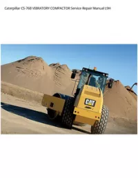 Caterpillar CS-76B VIBRATORY COMPACTOR Service Repair Manual L9H preview