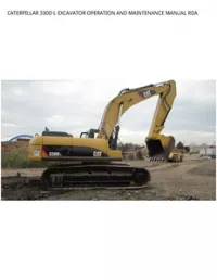 CATERPILLAR 330D L EXCAVATOR OPERATION AND MAINTENANCE MANUAL RDA preview