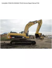 Caterpillar CT660 ON HIGHWAY TRUCK Service Repair Manual TGD preview