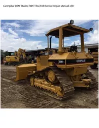 Caterpillar D5M TRACK-TYPE TRACTOR Service Repair Manual 4BR preview