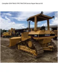 Caterpillar D5M TRACK-TYPE TRACTOR Service Repair Manual 4JS preview
