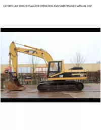 CATERPILLAR 320D2 EXCAVATOR OPERATION AND MAINTENANCE MANUAL DNP preview
