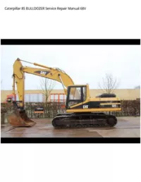 Caterpillar 8S BULLDOZER Service Repair Manual 68V preview